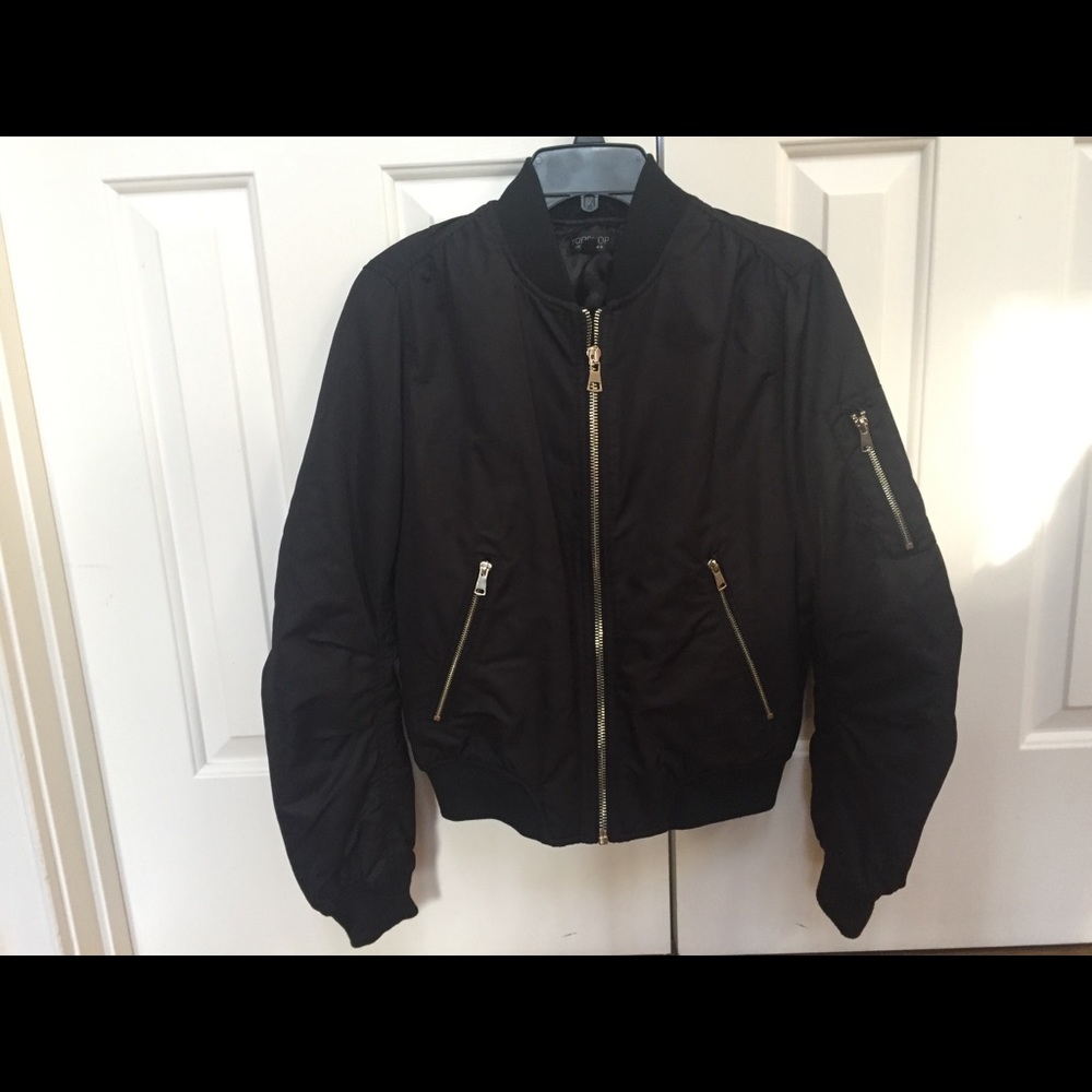 Puffy bomber jacket from TopShop